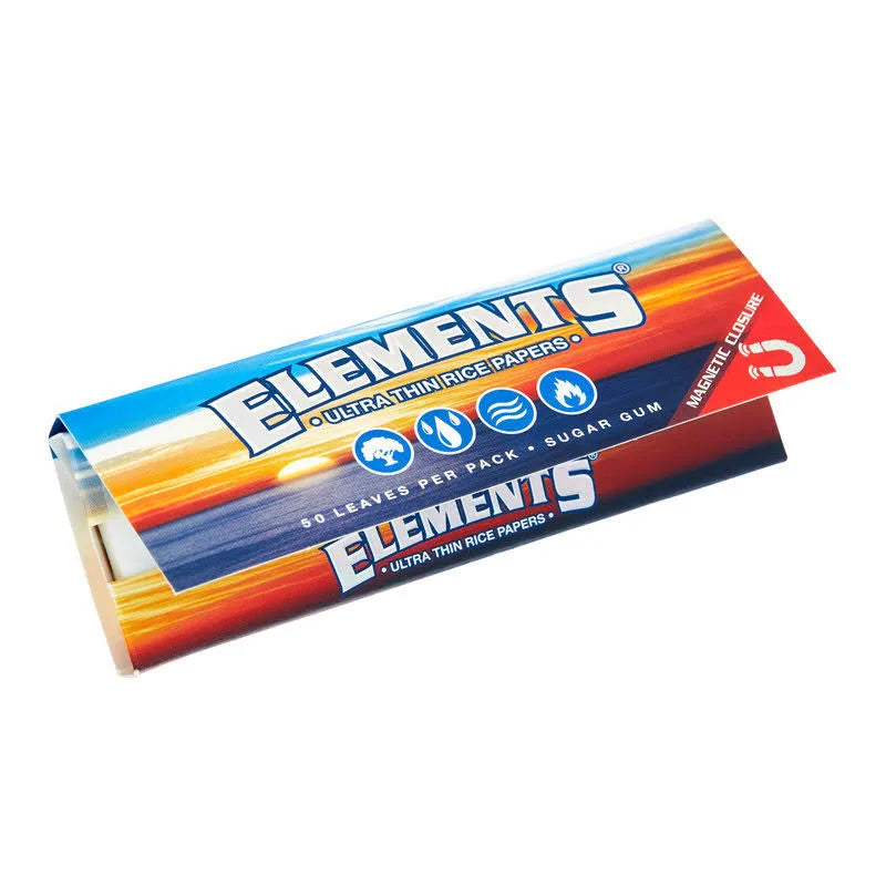 Elements Ultra Thin Rice Papers 1 1/4 Magnetic Closure