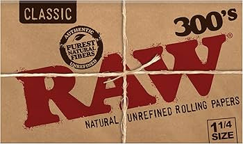 RAW Classic 300's 1 1/4 Size Papers