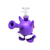 6" EVIL COW STYLE SILICONE WATER PIPE
