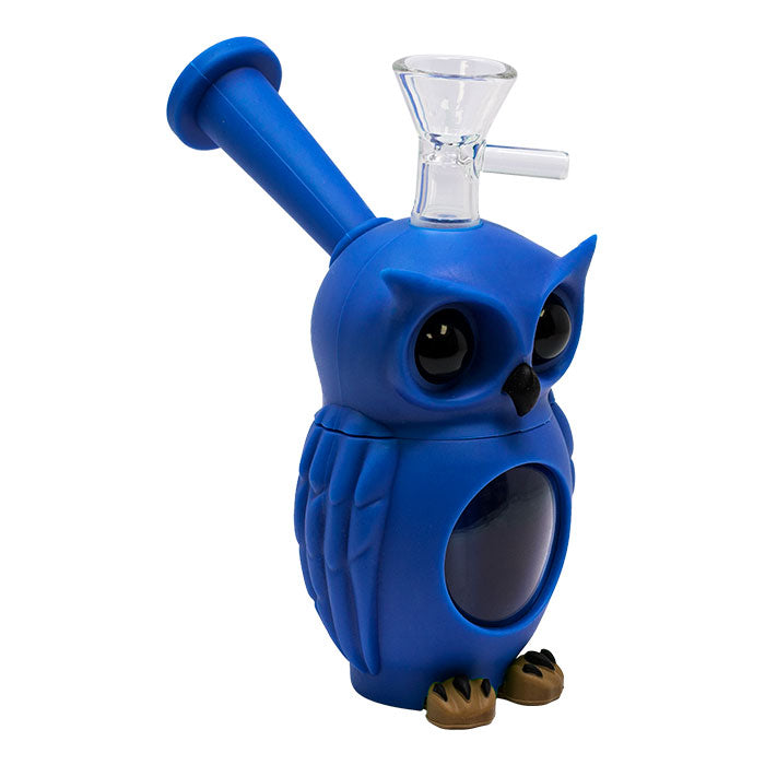 Blue Owl 6 Inches Silicone Bong