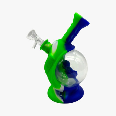 GLASS & SILICONE BONG