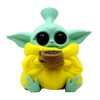 5" Baby Yoda Silicone Water Pipe
