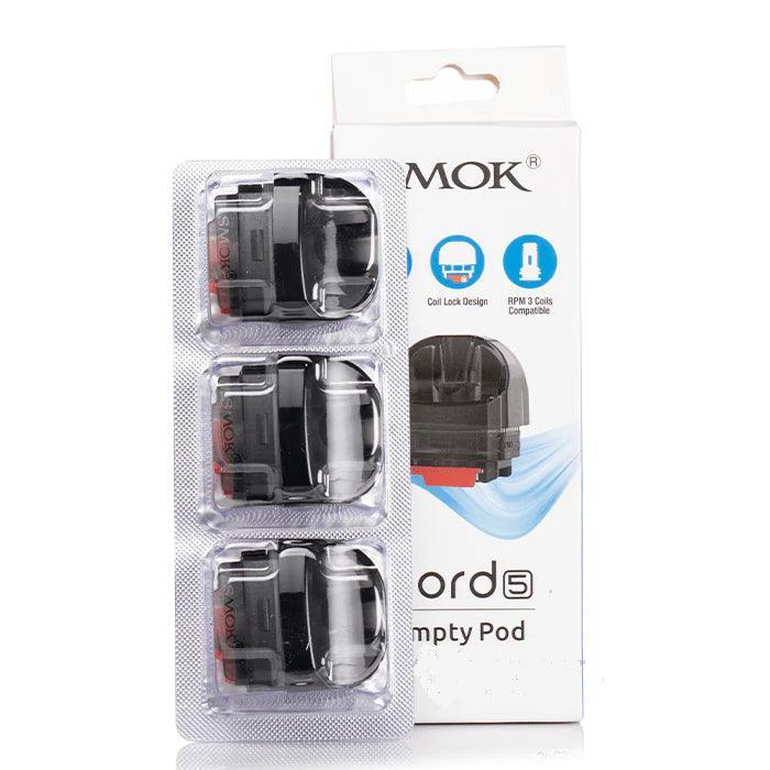 SMOK NORD 5 , RPM 3 PODS REPLACEMENT Tank Pod