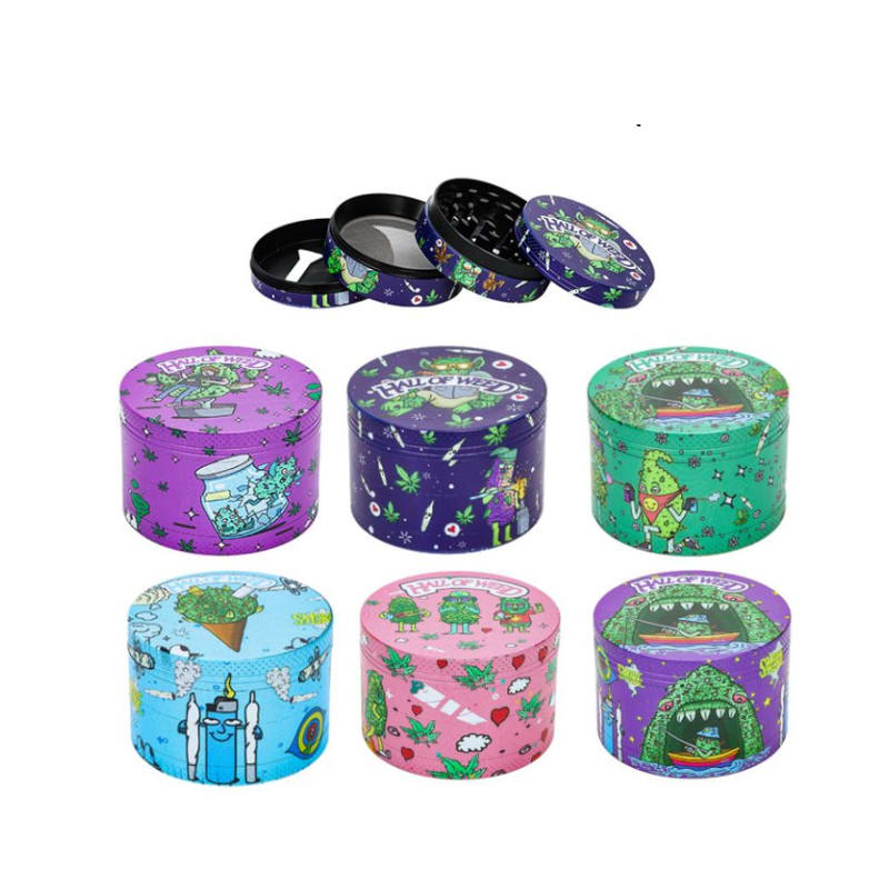 Hall Of Weed Metal Grinder || Pack Of 6 ||