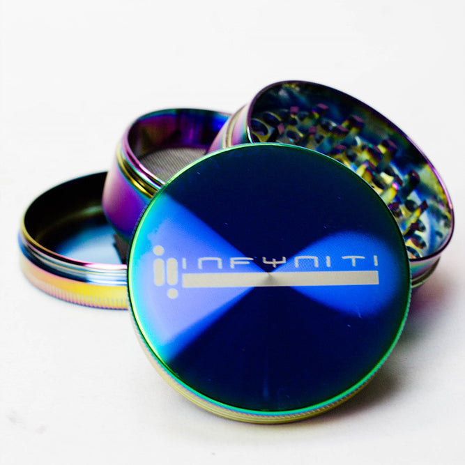 Infyniti | 4 parts rainbow herb grinder || Box Of 6 grinders ||