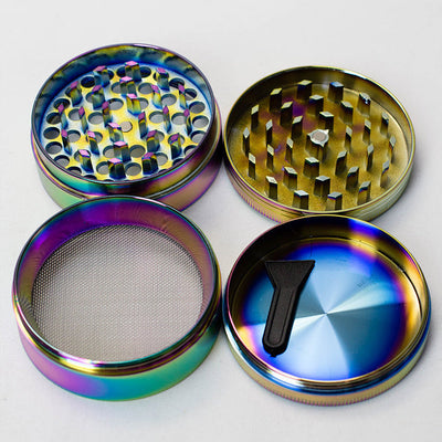 Infyniti | 4 parts rainbow herb grinder || Box Of 6 grinders ||