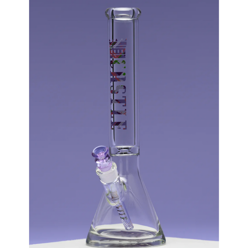 Castle Glassworks 16″ Splat Beaker Bong