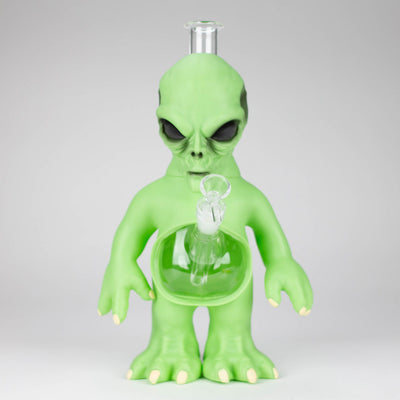 13" Vinyl alien water Bong