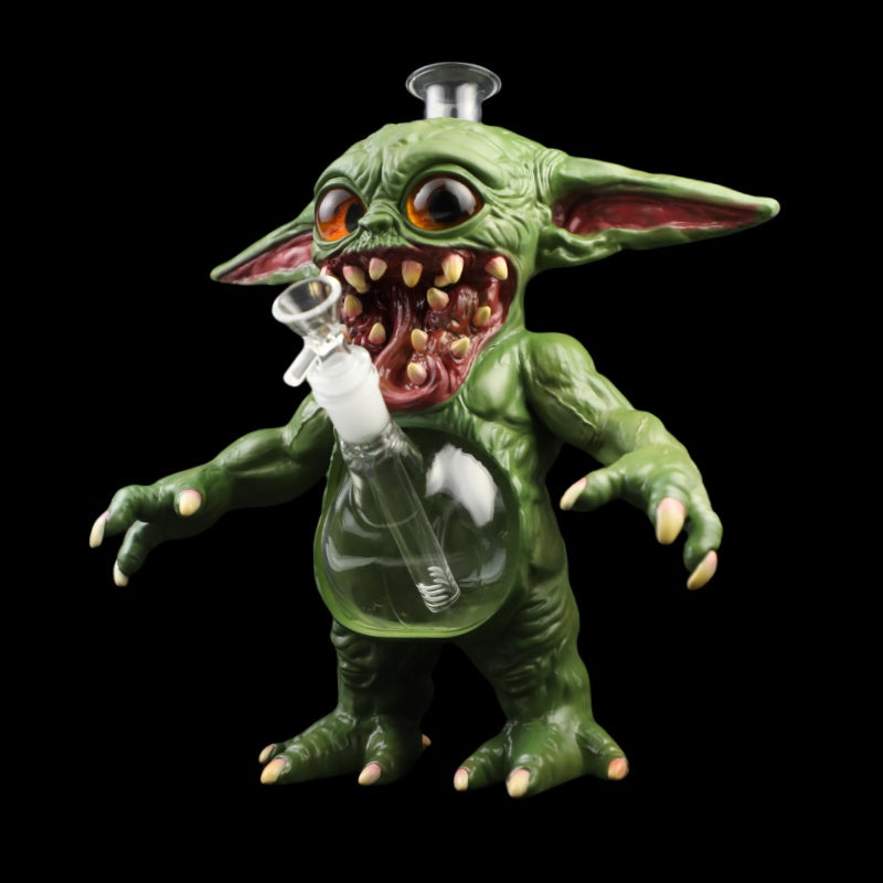 11.3″ PVC Zombie Yoda Water Pipe Bong
