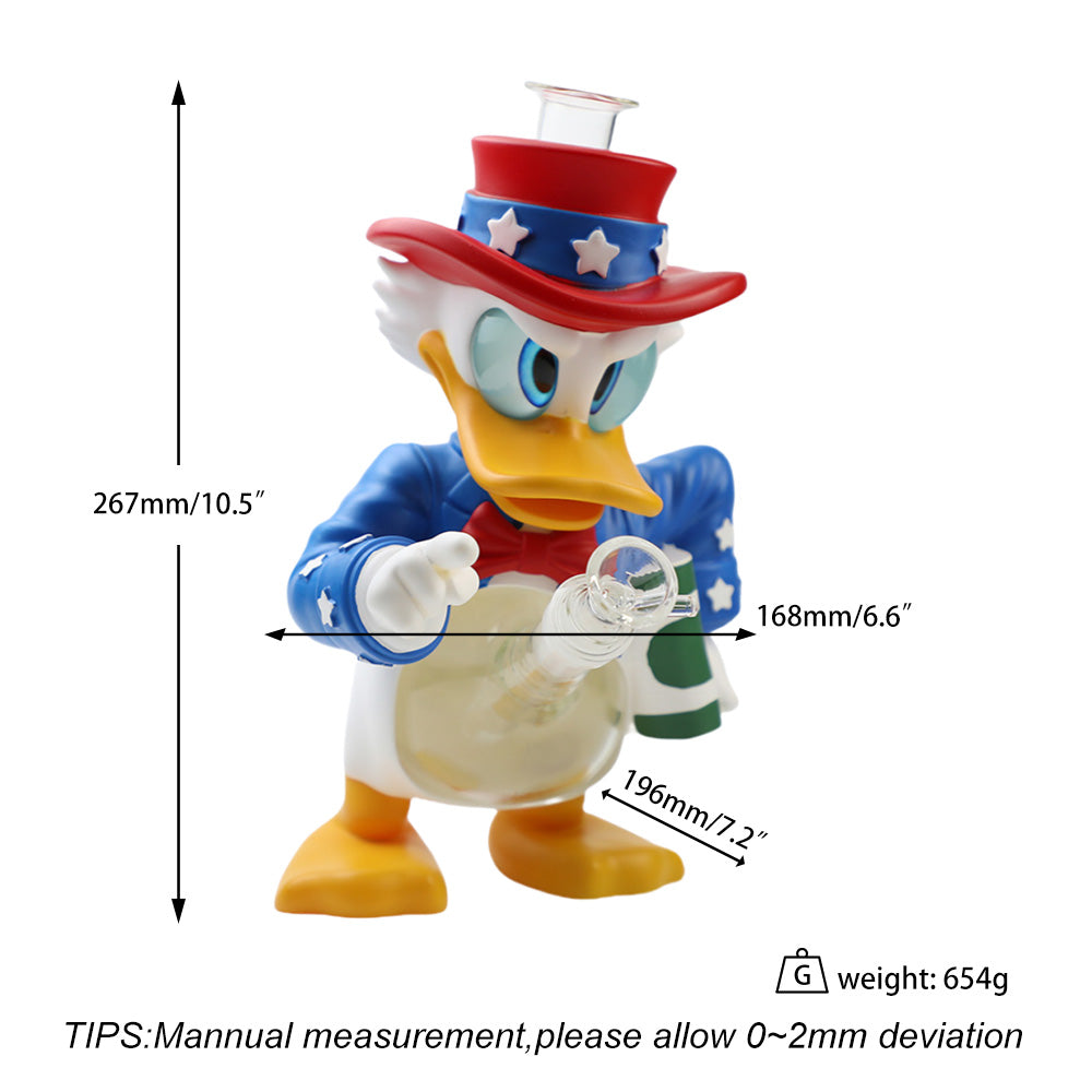 10.5″ PVC Donald Duck Water Pipe