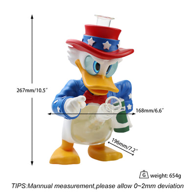 10.5″ PVC Donald Duck Water Pipe