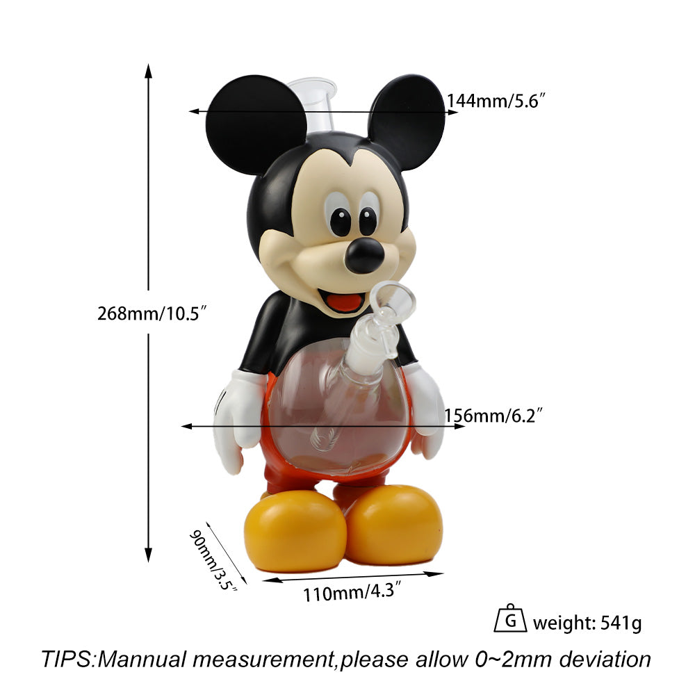 10.5″ PVC Mickey Water Pipe Bong