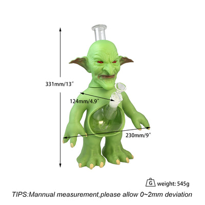 13″ PVC goblin water pipe bong