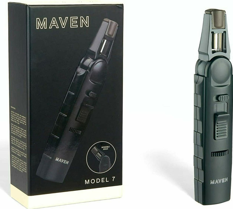 Maven Model 7 - Premium Single Jet Handheld Pen Torch Lighter