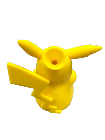 Silicone Pikachu From Pokemon Smoking Water Pipe/Bong With Glass Bowl