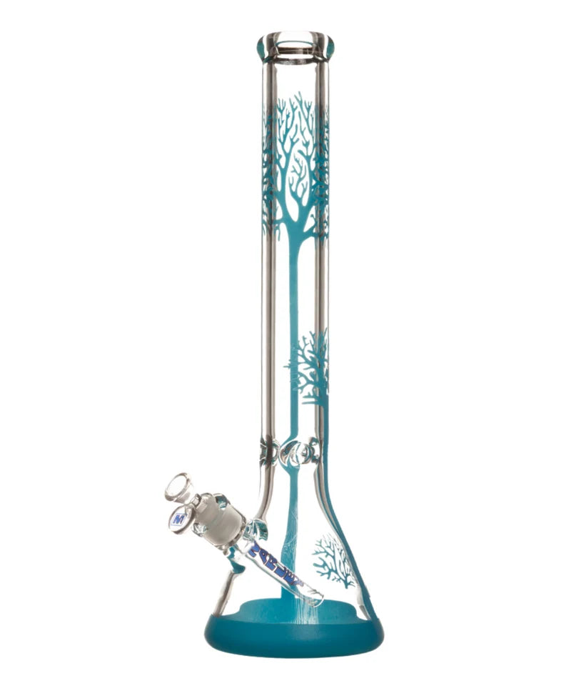 18" Tree Beaker Bong 7mm Thick Glass