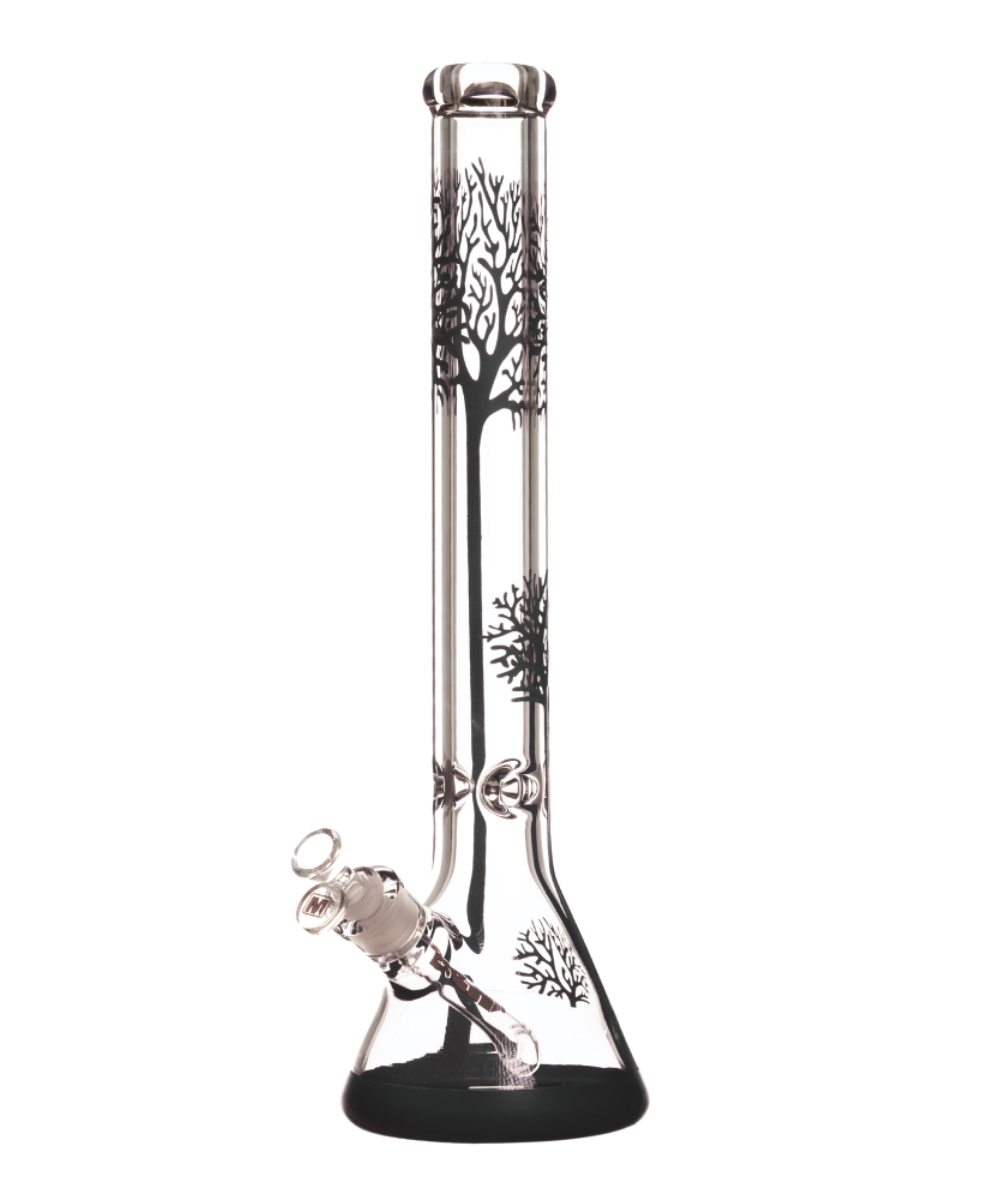 18" Tree Beaker Bong 7mm Thick Glass