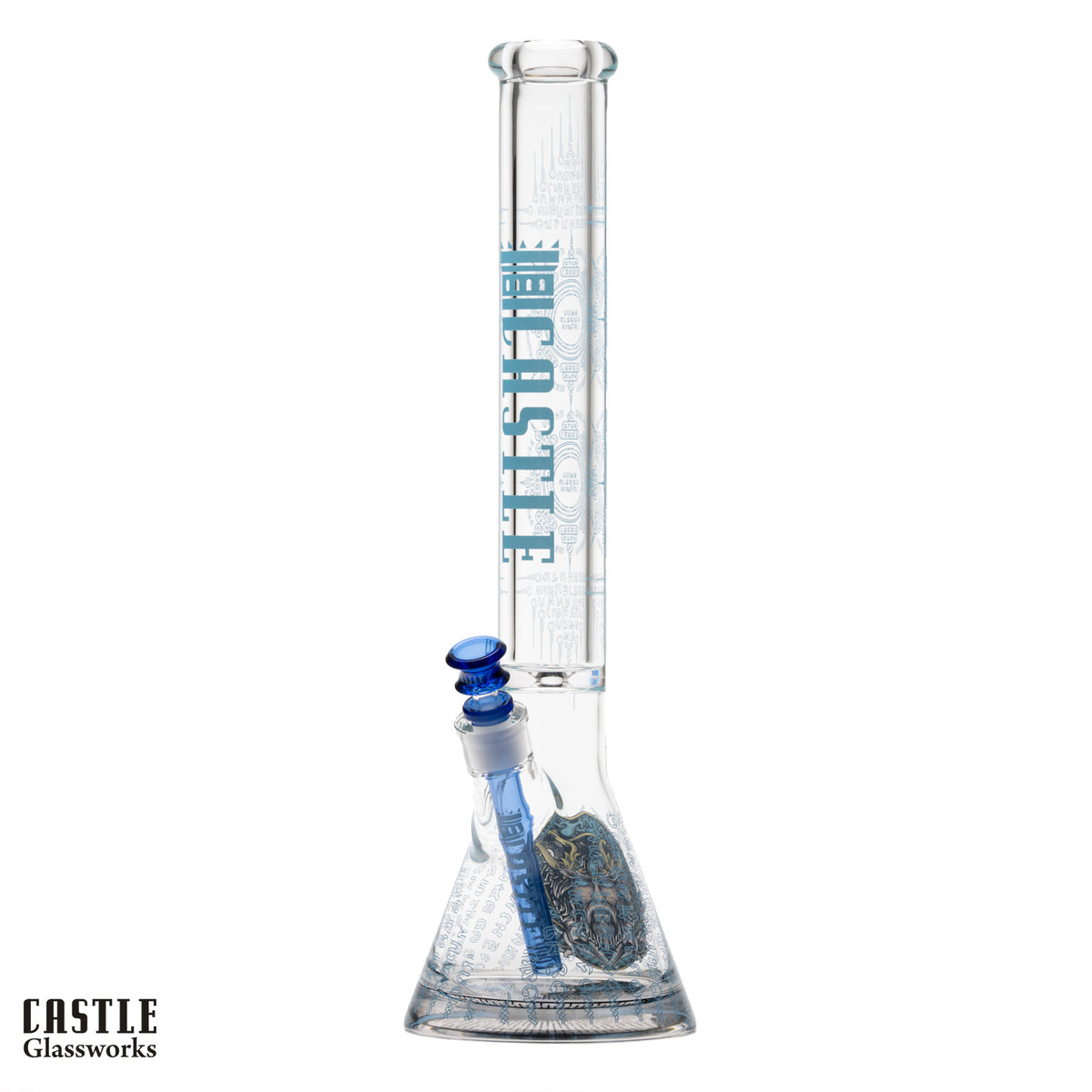 VIKING - 18" CASTLE DURABLE BEAKER BONG