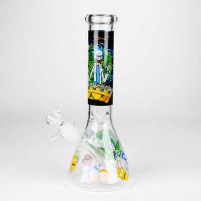 14mm Ricky Morty Design Beaker Bong