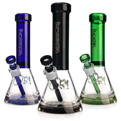 Phoenix Glass Beaker Bong 9mm Thickness Wall Super Heavy Thick 12''