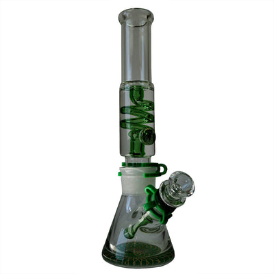 12 Inch Freezable Glass Coil Bong