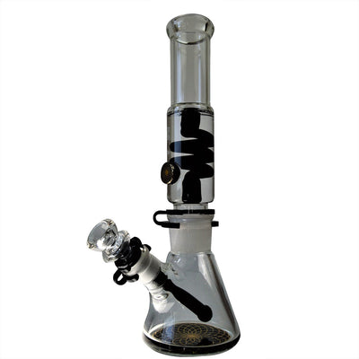 12 Inch Freezable Glass Coil Bong