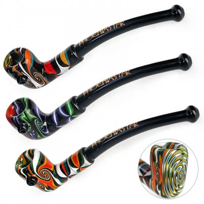 7.5" American Northstar Glass Sherlock Pipe