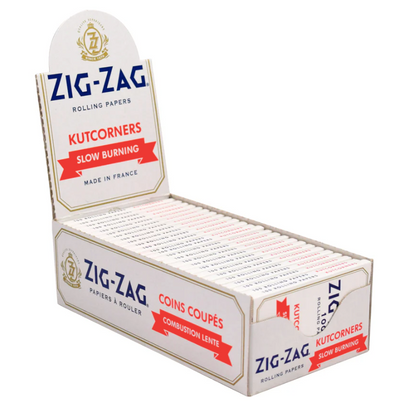 Zig Zag White Kutcorners Slow Burning Rolling Papers - Single Wide