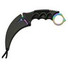 Karambit Neck Curly Rainbow Hunting Knife